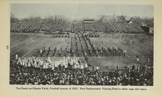 Photographs depicting Illinois Field