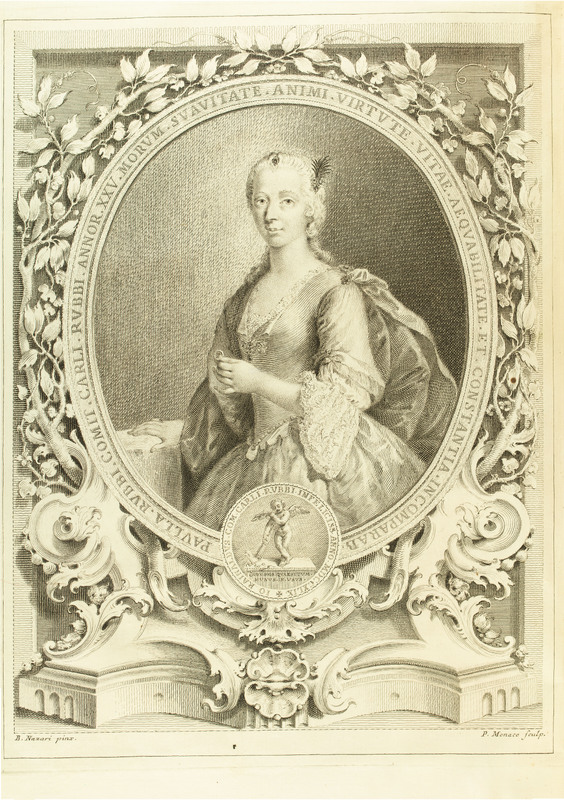 A portrait of Countess Paolina Rubbi. 
