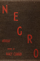 Front cover of the book in a brown-black color and red lettering. Title is written diagonally across the front.