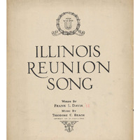 Cover art and three sheets of piano music.