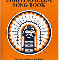 First pages of the book Fighting Illini Song Book including its cover.